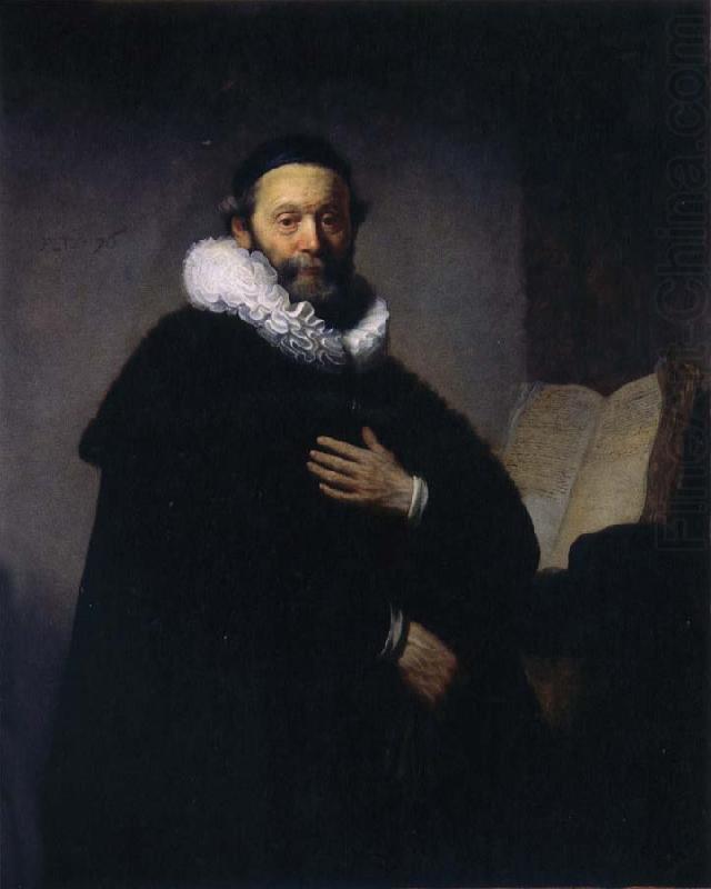 REMBRANDT Harmenszoon van Rijn Portrait of Johannes Wtenbogaert china oil painting image